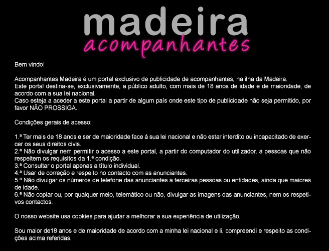 Acompanhantes Madeira - Escort Madeira | Acompanhantes Funchal | Escort Funchal